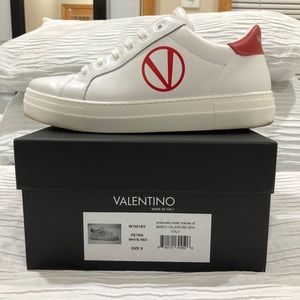 Valentino by Mario Valentino Leather Sneaker